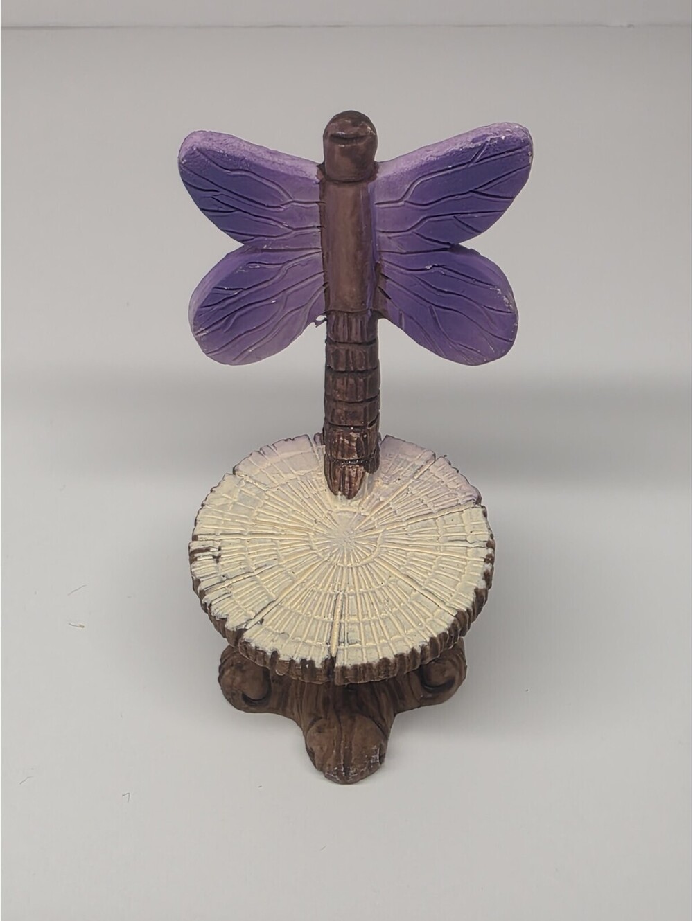 Amazing Detail Dollhouse Miniature 1:12 Scale Garden Butterfly Chair Bench Seat